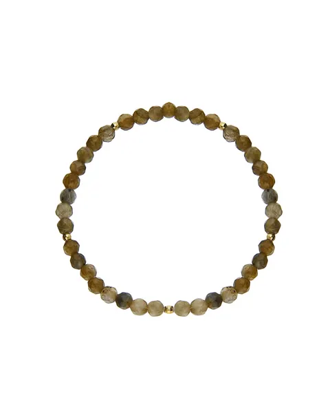 Bransoletka z labradorytem OLIVE VELVET