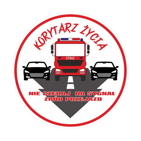 Naklejka "Korytarz życia"