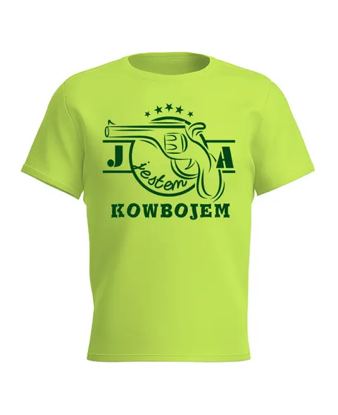 JA JESTEM KOWBOJEM - Koszulka dziecięca