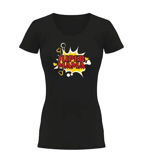 SUPER MAMAA - Koszulka damska