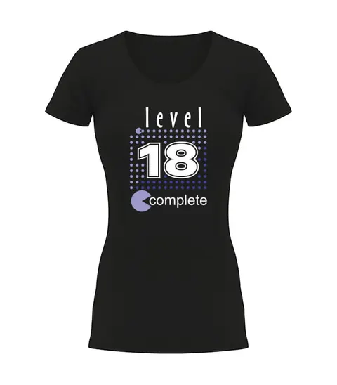 LEVEL 18 COMPLETE - koszulka damska