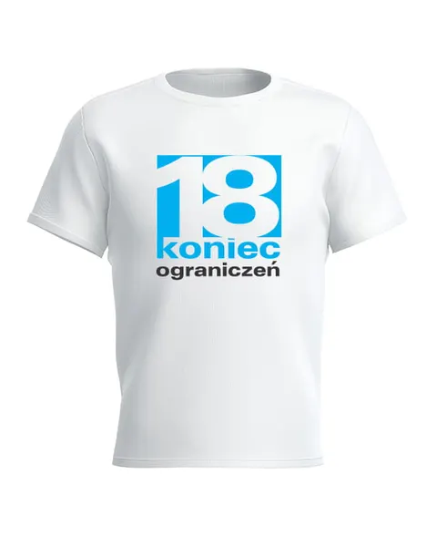 18 KONIEC OGRANICZEŃ - koszulka męska