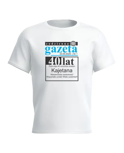 CODZIENNA GAZETA - koszulka męska