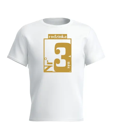 RODZINKA NR. 3 SYN - Koszulka dla chłopca