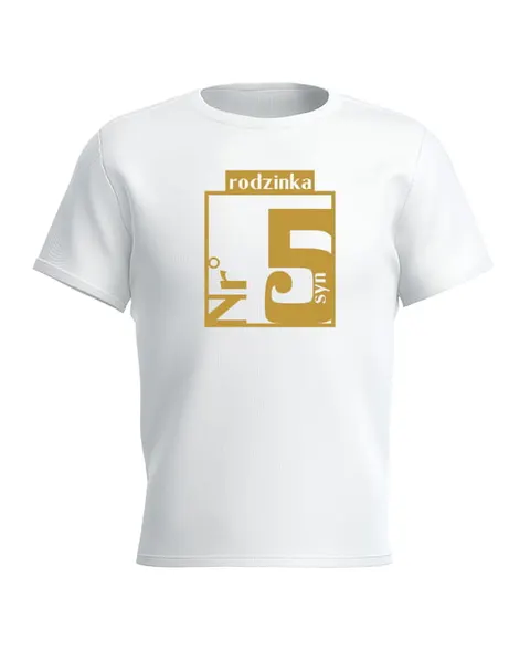 RODZINKA NR. 5 SYN - Koszulka dla chłopca