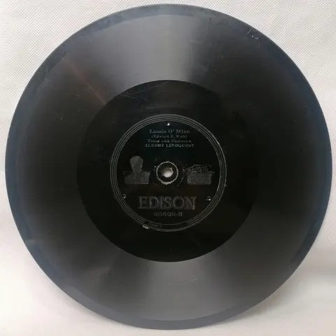 E. Allen When I Looked In Your Wonderful Eyes / Lassie O'Mine 80609 Edison