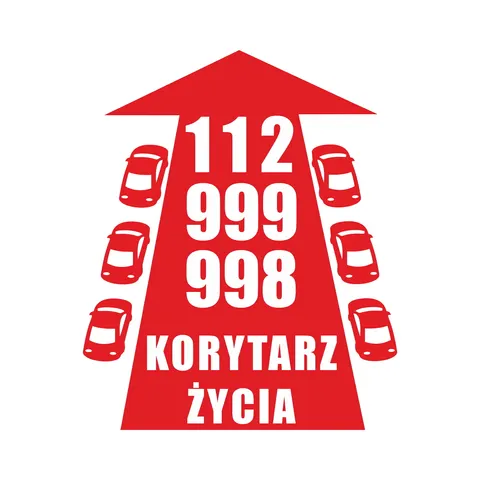 Naklejka "Korytarz życia"