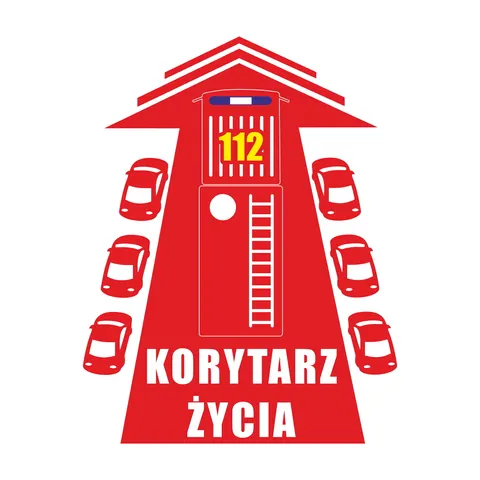 Naklejka "Korytarz życia"