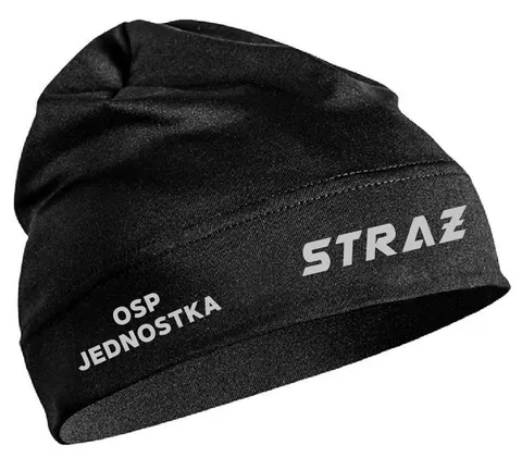 STRAŻ + NAZWA JEDNOSTKI - czapka termoaktywna