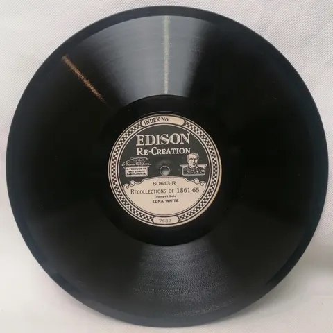 E. White Recollections of 1861-65 / Love's old Sweet Song 80613 Edison