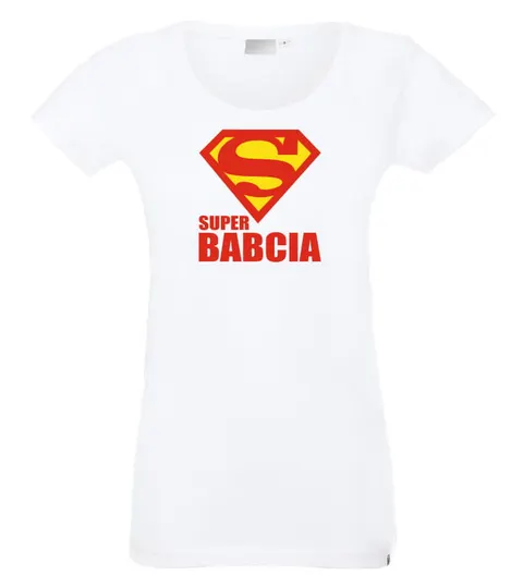 SUPER BABCIA - koszulka damska