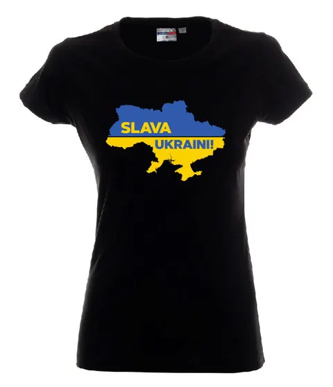 SLAVA UKRAINI - koszulka damska