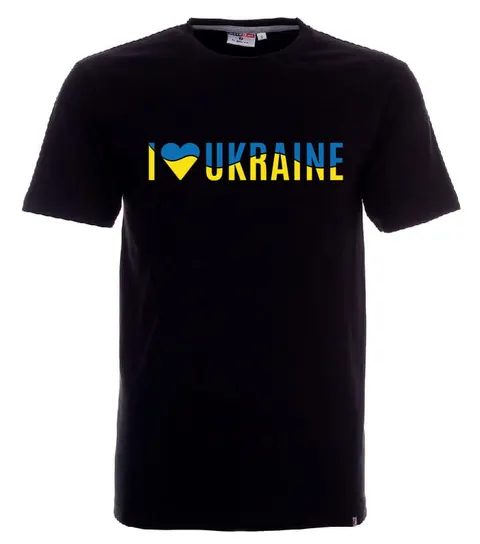 I LOVE UKRAINE - koszulka męska