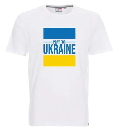 PRAY FOR UKRAINE - koszulka męska