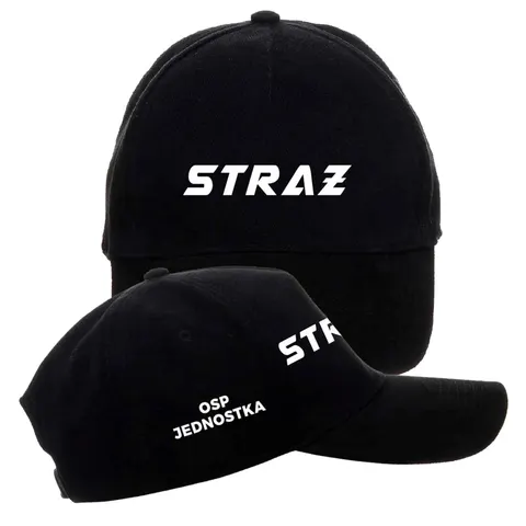 Czapka z daszkiem STRAŻ + NAZWA JEDNOSTKI