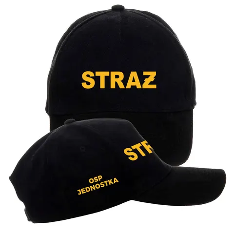 Czapka z daszkiem STRAŻ + NAZWA JEDNOSTKI