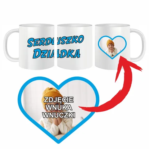 Serduszko Dziadka zdjęcie - Kubek