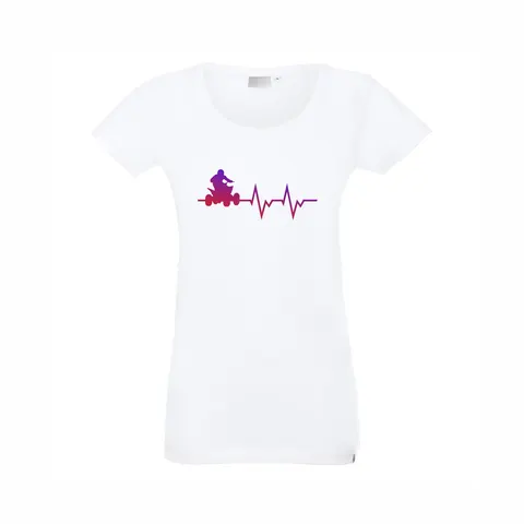 Quad EKG - koszulka damska
