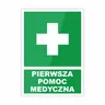 Pierwsza pomoc medyczna - Naklejka 10 x 14 cm