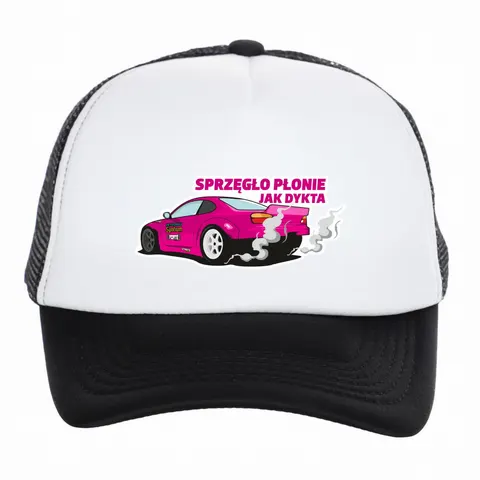 Sprzęgło płonie jak dykta - oddychająca czapka z daszkiem unisex