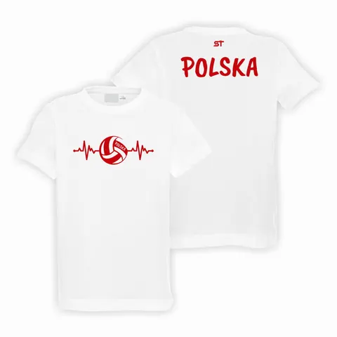 Polska siatkówka EKG -koszulka dziecięca