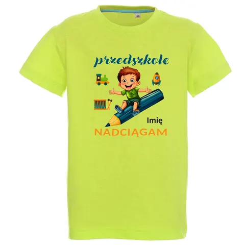 Przedszkole nadciągam - koszulka dla chłopca