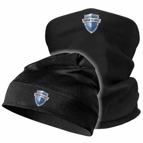HERB KLUBU - czapka i komin termoaktywny