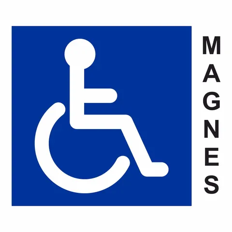 Inwalida - MAGNES z laminatem UV