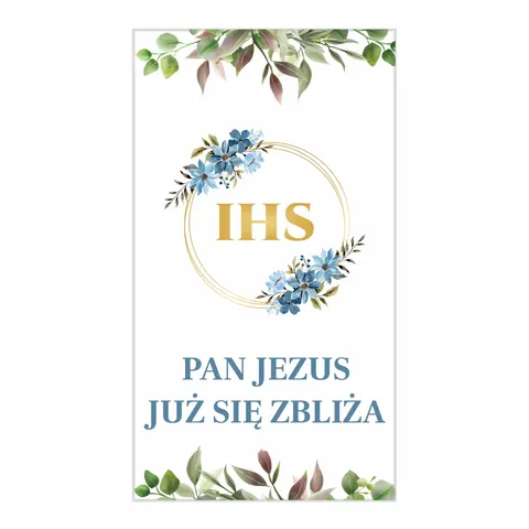 Baner Pierwsza Komunia Święta wzór 3