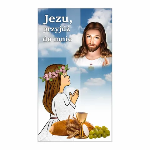 Baner Pierwsza Komunia Święta wzór 5