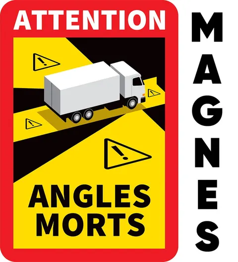 Martwy Punkt / Angles Morts - naklejka na MAGNESIE