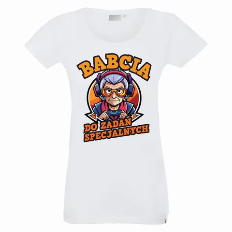 Babcia do zadań specjalnych - koszulka damska