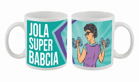 Super babcia - Kubek z nadrukiem