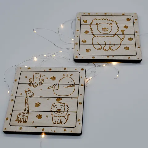 Układanki edukacyjne dla 2-latka – drewniane puzzle dla dzieci