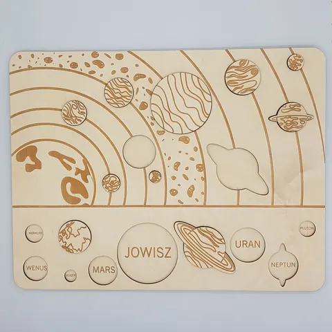 Układanka edukacyjna Układ Słoneczny – puzzle dla dzieci