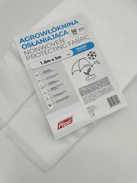 Agrowłóknina osłaniająca biała -arkusz