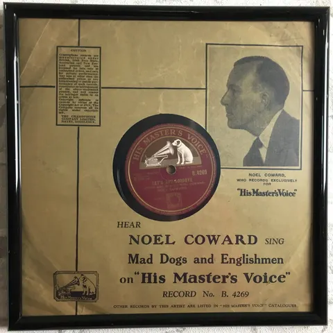 Płyta z originalną okładką w ramce B4269 HMV