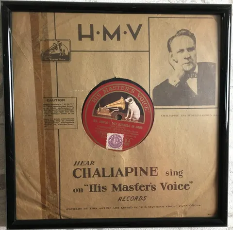 Płyta z originalną okładką w ramce DA993 HMV