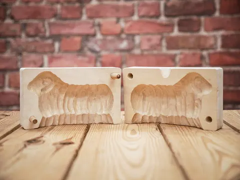 Forma na masło "Baranek" wielka
