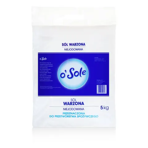 Sól serowarska niejodowana warzona 5 kg