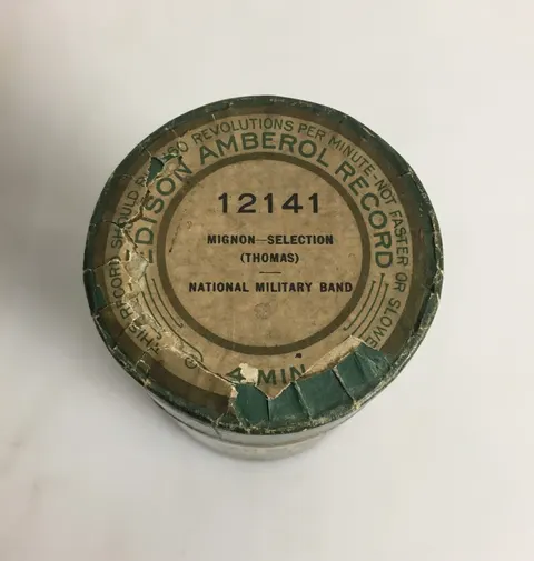 Cylinder Edison National Military Band Mignon Selection 12141
