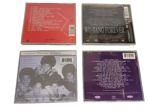 Michael Jackson / Barry White / Wu-Tang / Cypress Hill - Zestaw 4 płyt CD