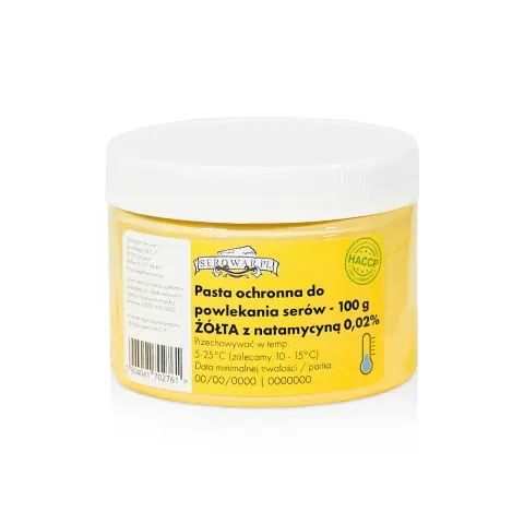 Pasta ochronna - polioctan - żółty z natamycyną