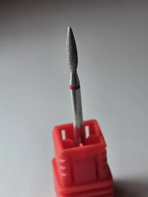 Frez diamentowy płomyk czerwony