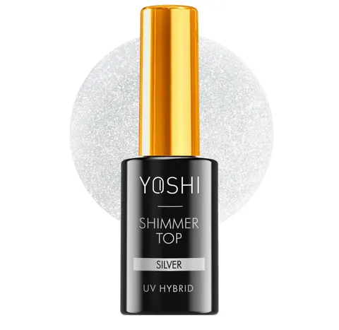 Top UV LED Shimmer Silver 10 ml