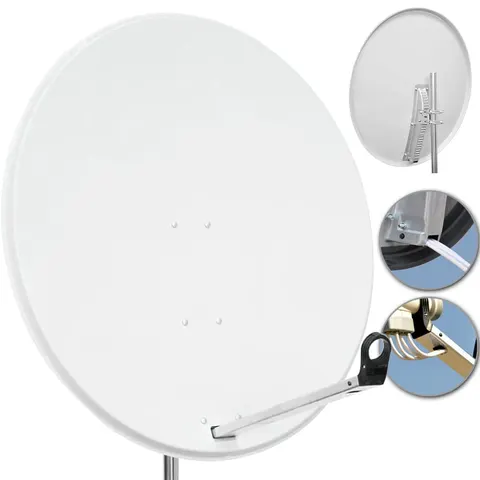 Antena satelitarna 100cm biała IDLB-STCF90-KULGO-LPS INVERTO