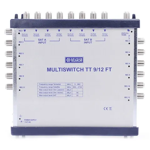 Multiswitch Telmor TT 9/12 FT końcowy