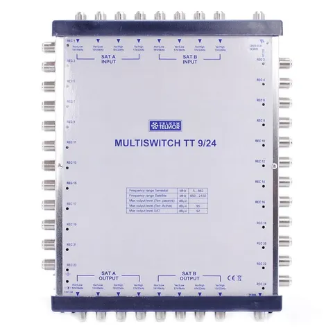 Multiswitch Telmor TT 9/24 kaskadowy