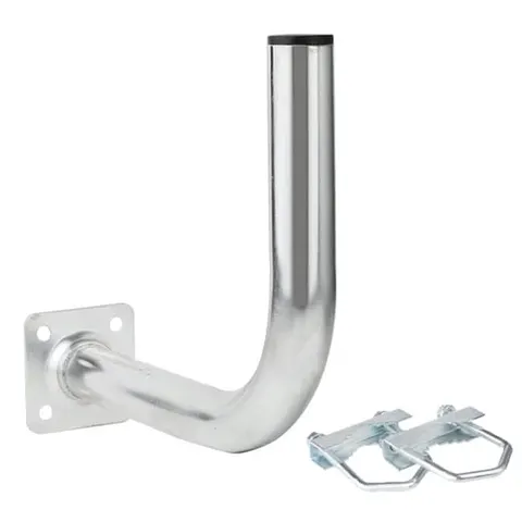 Uchwyt antenowy balkonowy czołowy z cybantami 40cm