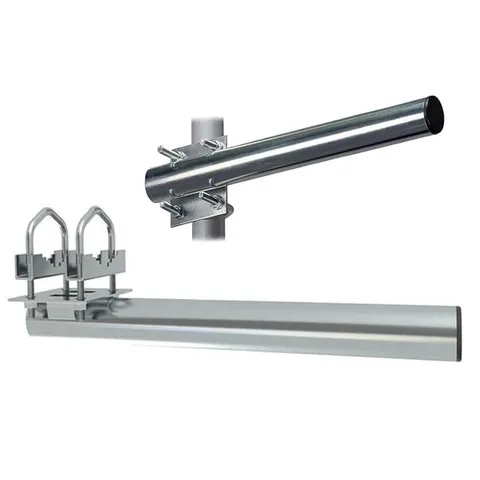 Uchwyt antenowy balkonowy prosty z cybantami 30 cm